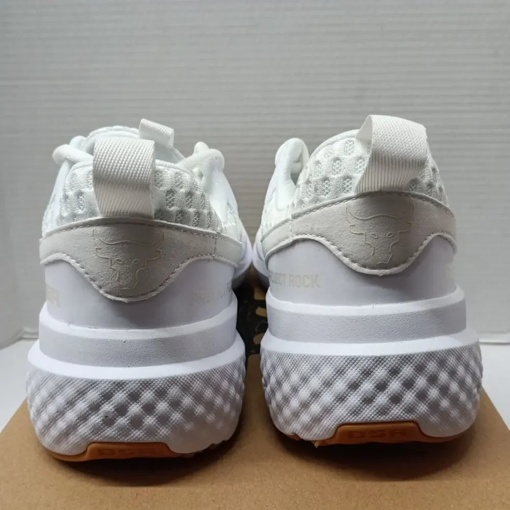 Under Armour Project Rock Shoes‎ Women Size 10 White Gum